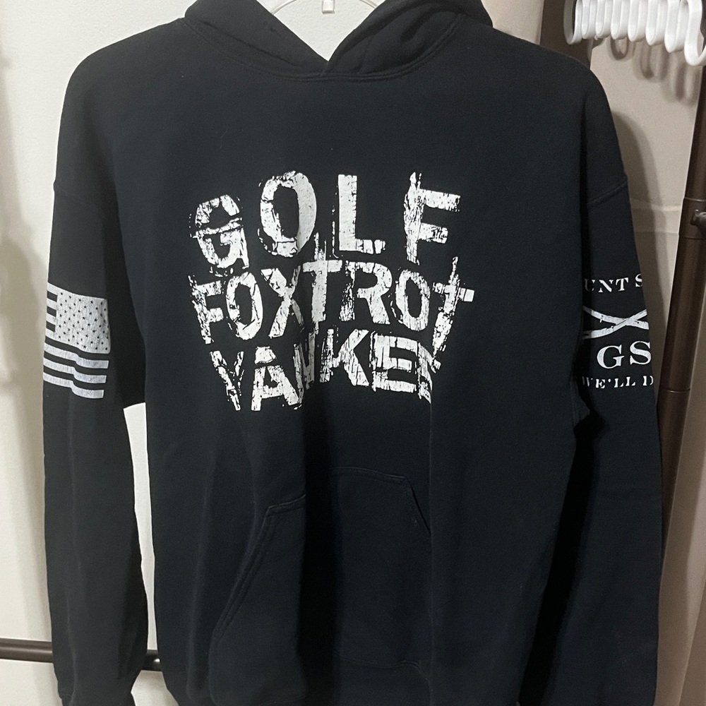 Grunt Style Black Graphic Hoodie